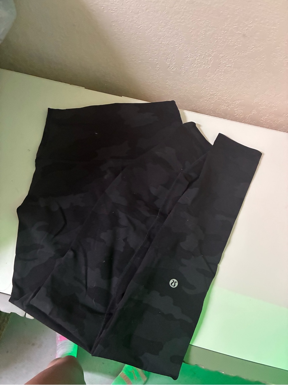lululemon athletica Black Camo Leggings